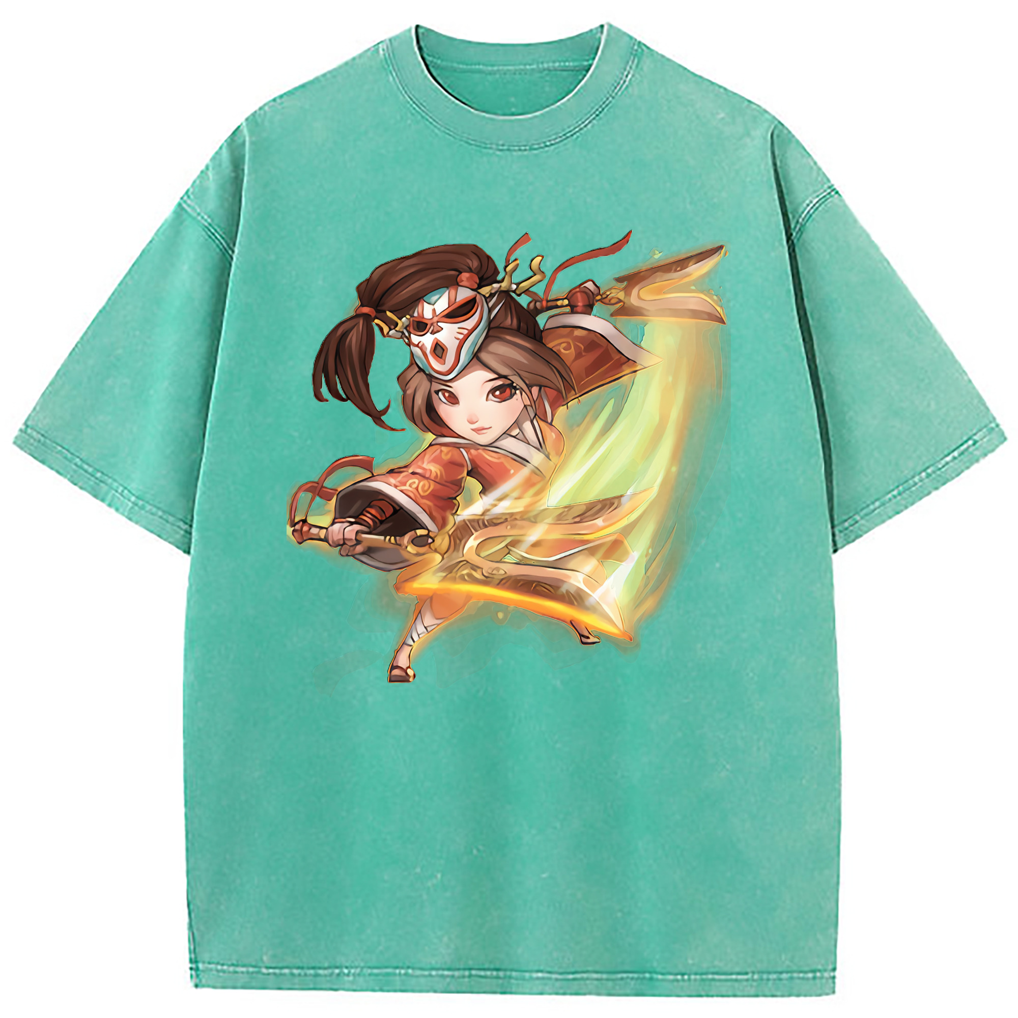 （画像用） リーグ・オブ・レジェンド League of Legends LOL 綿100% ヴィンテージ風 半袖Tシャツ（フロントプリント）